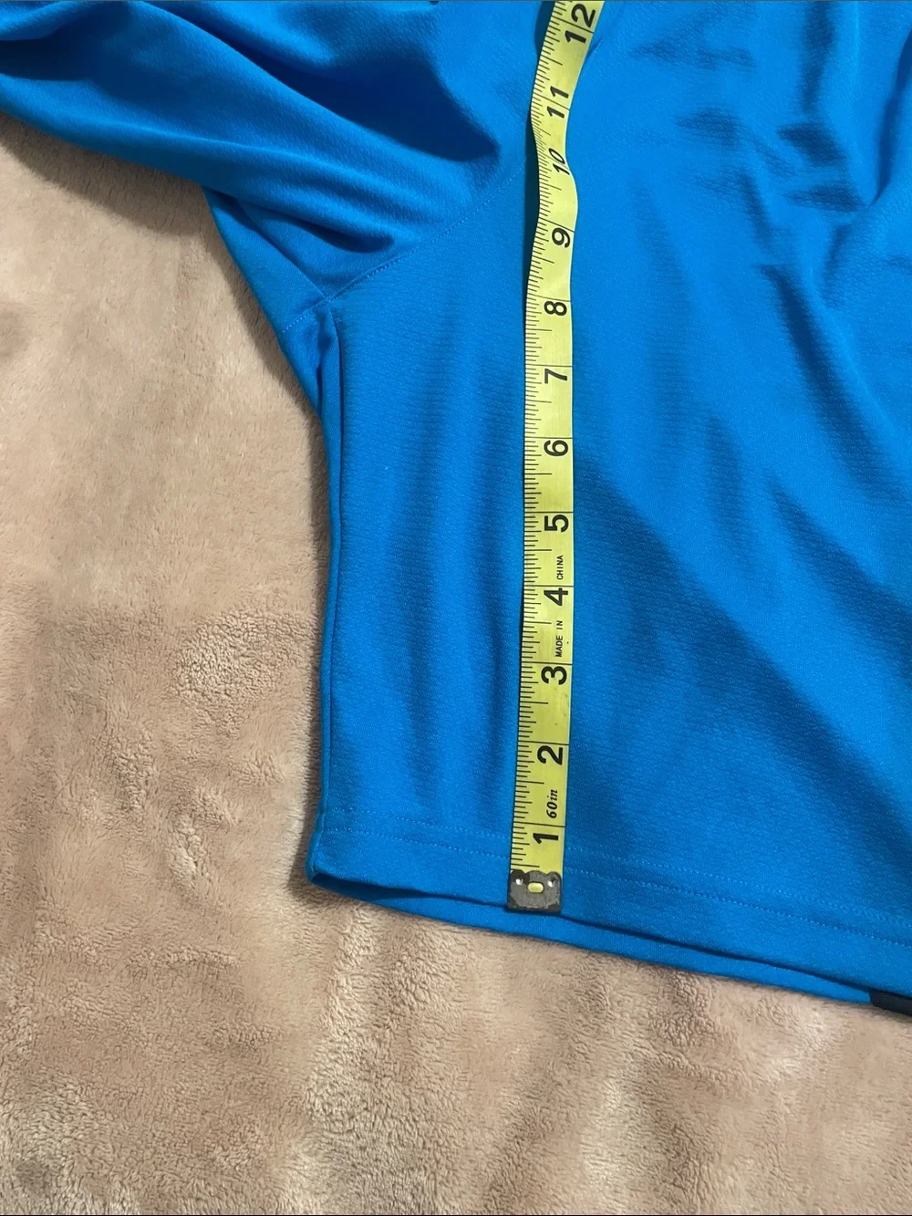 adidas Men's Bright Blue Athletic Shorts with Black Side Panels